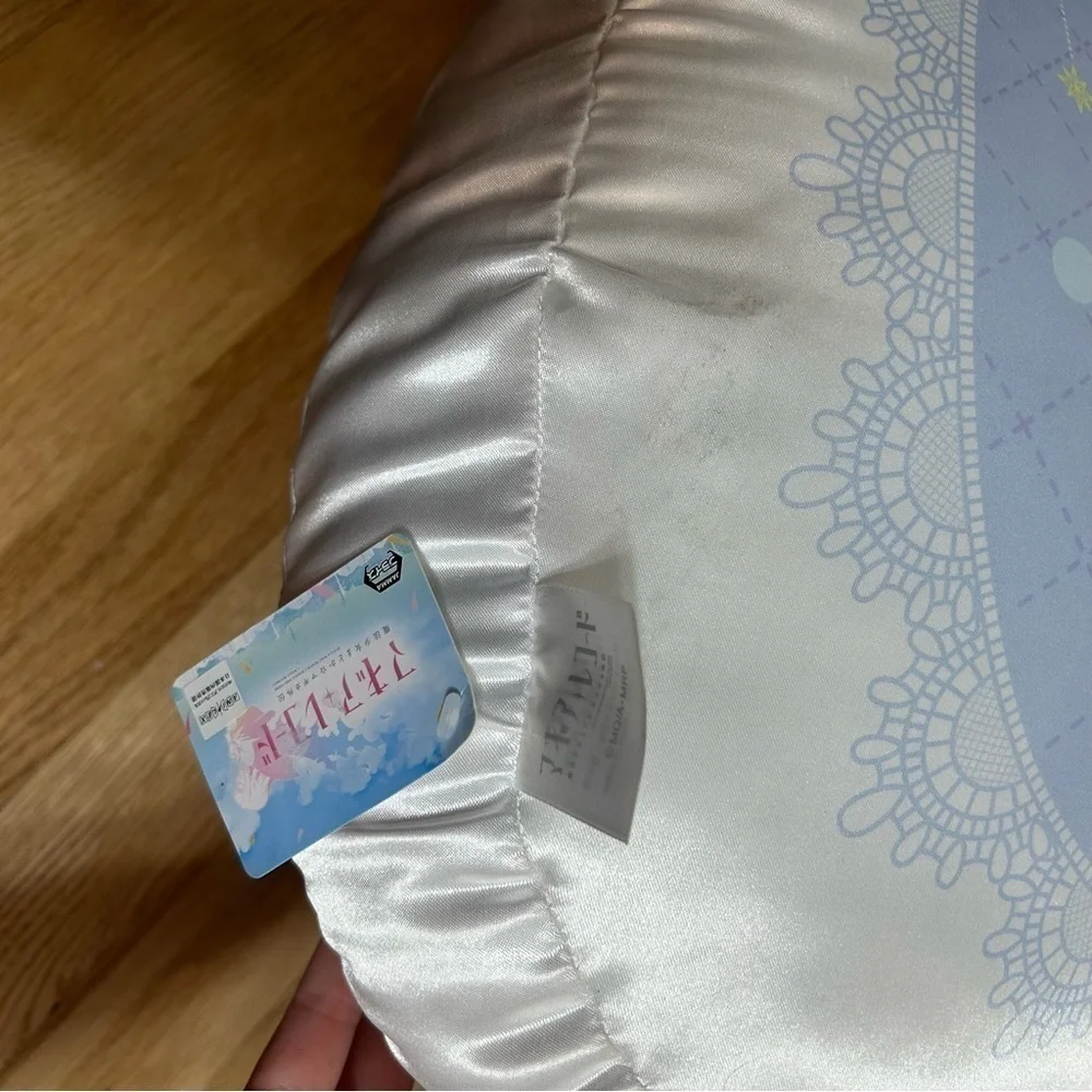 Yachiyo Nanami Pillow NWT White Blue Pink Flower Girl Anime